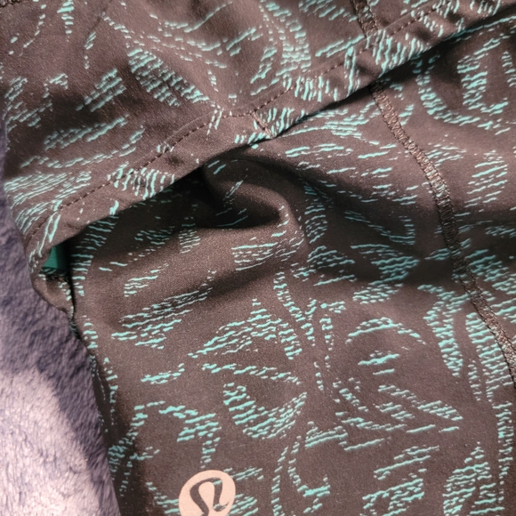 lululemon athletica Teal and Brown Athletic Shorts - Picture 3 of 6